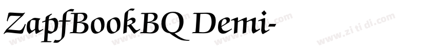 ZapfBookBQ Demi字体转换 ZapfBookBQ Demi字体转换